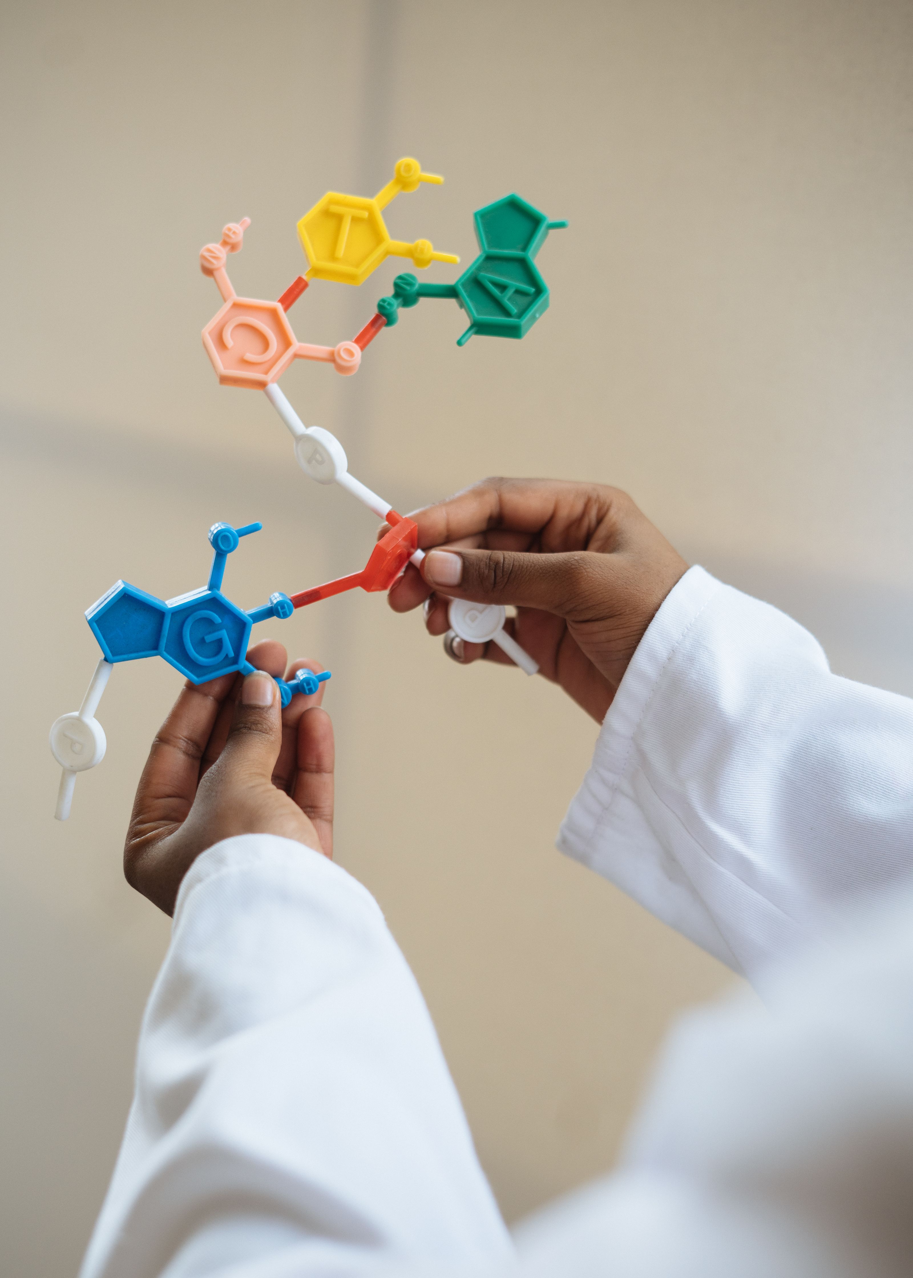 Laboratory professional performing diagnostic testing